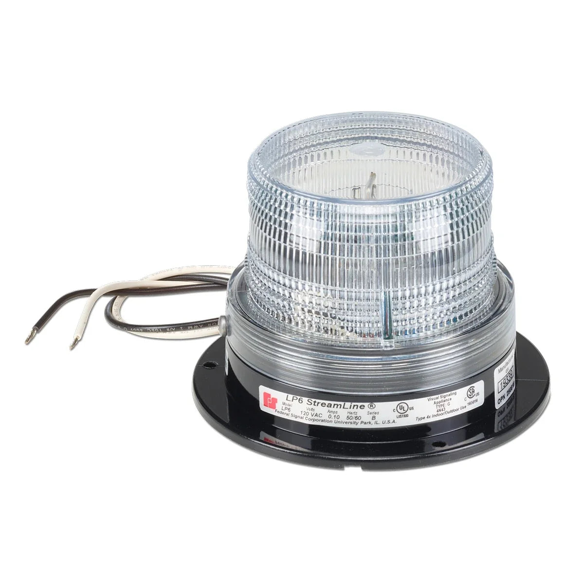 Federal Signal LP6-120C StreamLine® Low Profile Mini Strobes, Clear