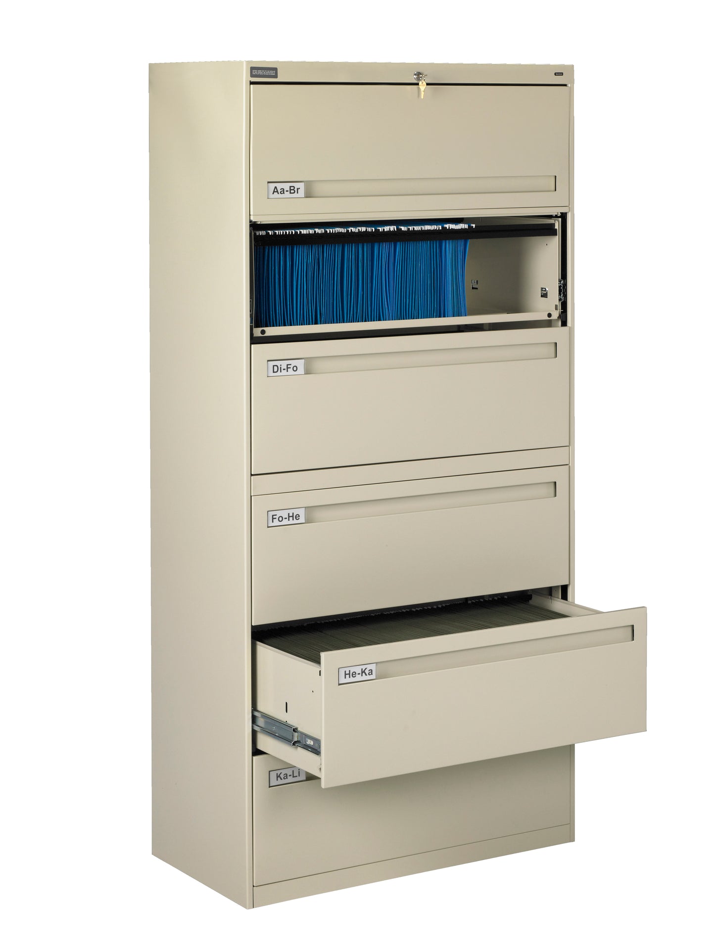 Tennsco LPL3672L60 6 High Lateral Files