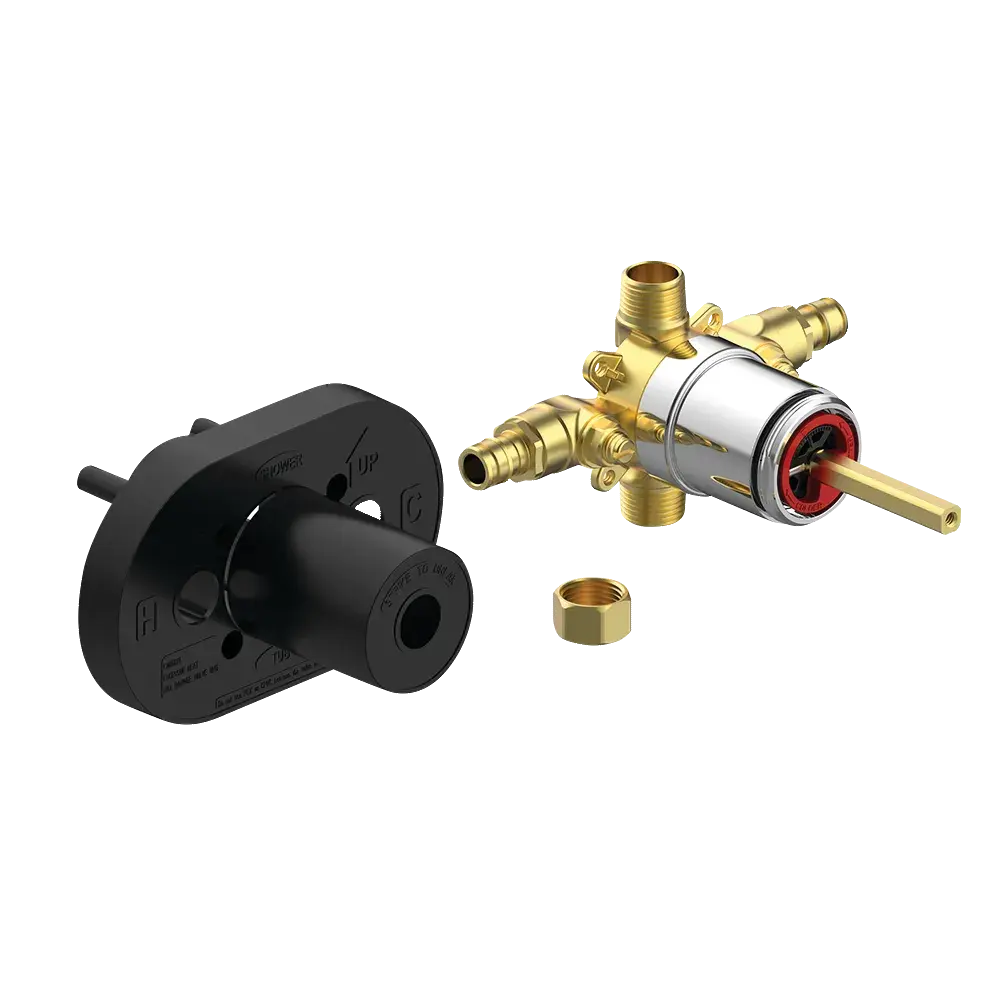 Matco-Norca LR-799AWS Single Control Ceramic Pressure Balancing Valve Type A PEX Connection With Stops