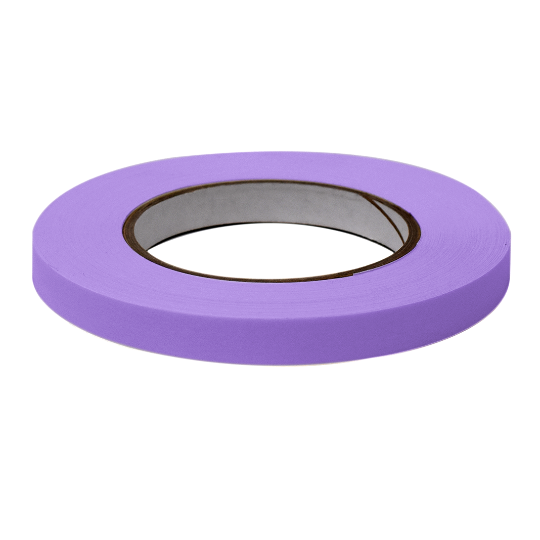 Globe Scientific LT-05X60L Labeling Tape 1/2" x 60yd per Roll 6 Rolls/Case Lavender