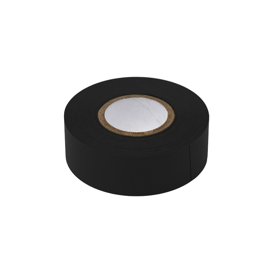 Globe Scientific LT-075X500BK Labeling Tape 3/4" x 500" per Roll 4 Rolls/Box Black