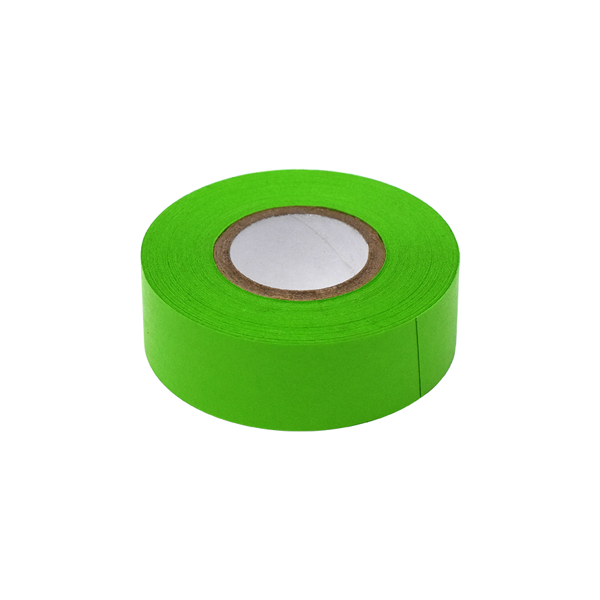Globe Scientific LT-075X500G Labeling Tape 3/4" x 500" per Roll 4 Rolls/Box Green