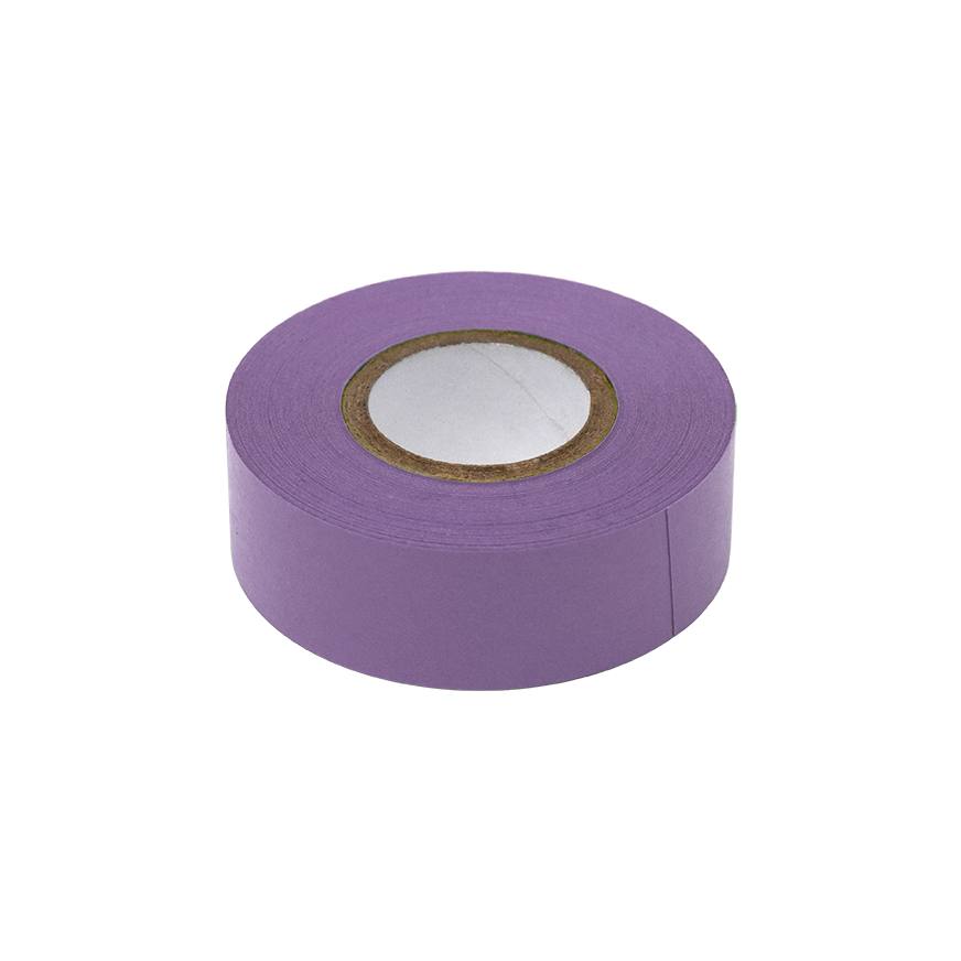 Globe Scientific LT-075X500L Labeling Tape 3/4" x 500" per Roll 4 Rolls/Box Lavender