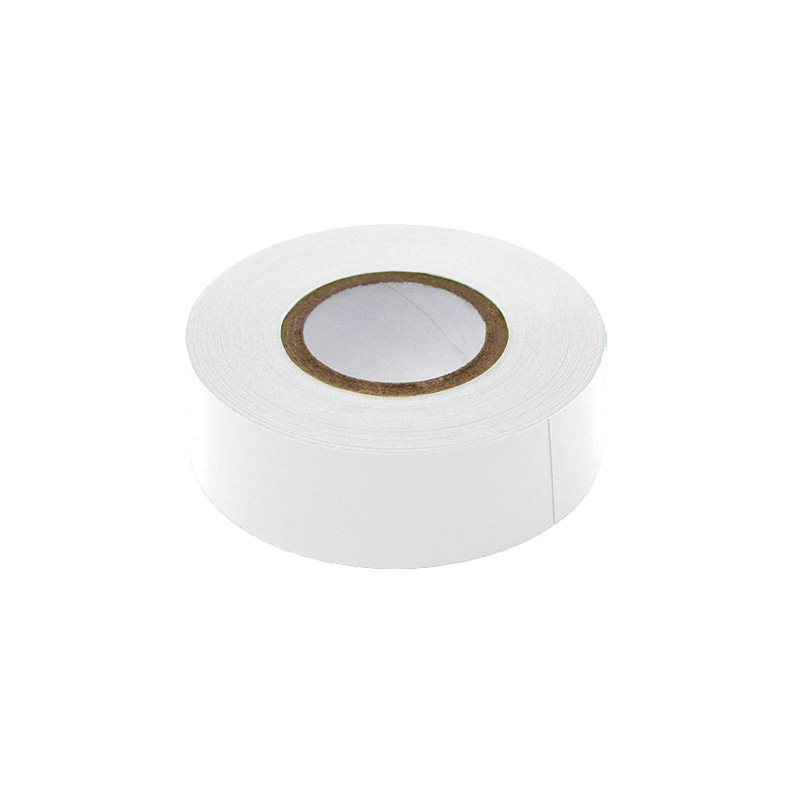 Globe Scientific LT-075X500W Labeling Tape 3/4" x 500" per Roll 4 Rolls/Box White