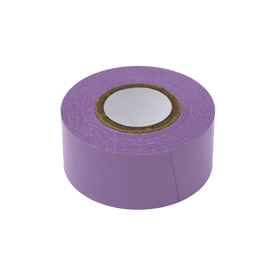 Globe Scientific LT-1X500L Labeling Tape 1" x 500" per Roll 3 Rolls/Box Lavender