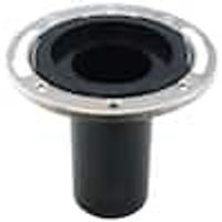 Jones Stephens C58236 3" ABS Closet Flange with Stainless Steel Ring less Knockout