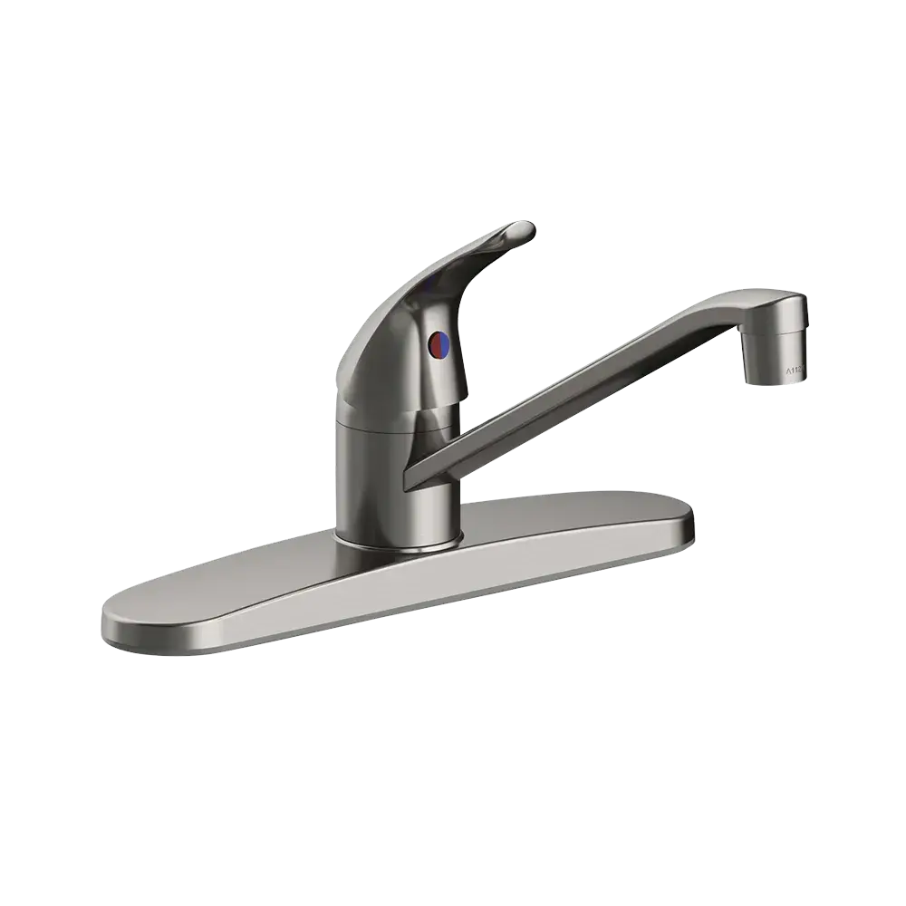 Matco-Norca LV-105SS Leverage Single Handle Kitchen Faucet, Stainless Steel
