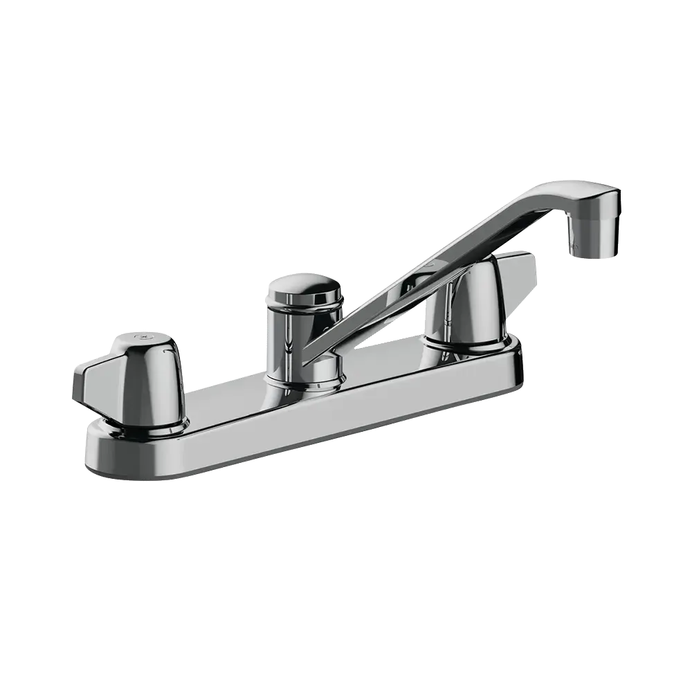 Matco-Norca LV-205C Leverage Two Handle Kitchen Faucet, Chrome