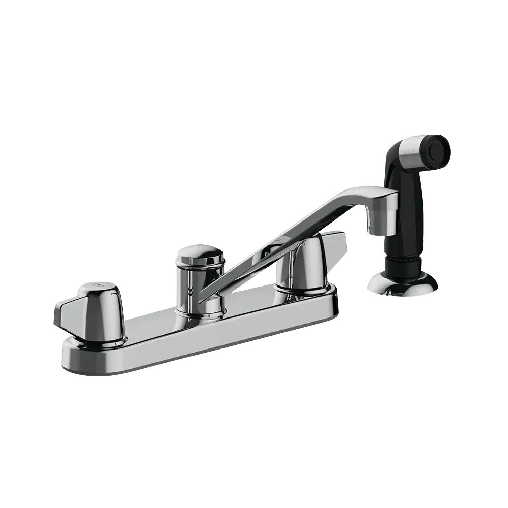 Matco-Norca LV-245C Leverage Two Handle Kitchen Faucet, Chrome