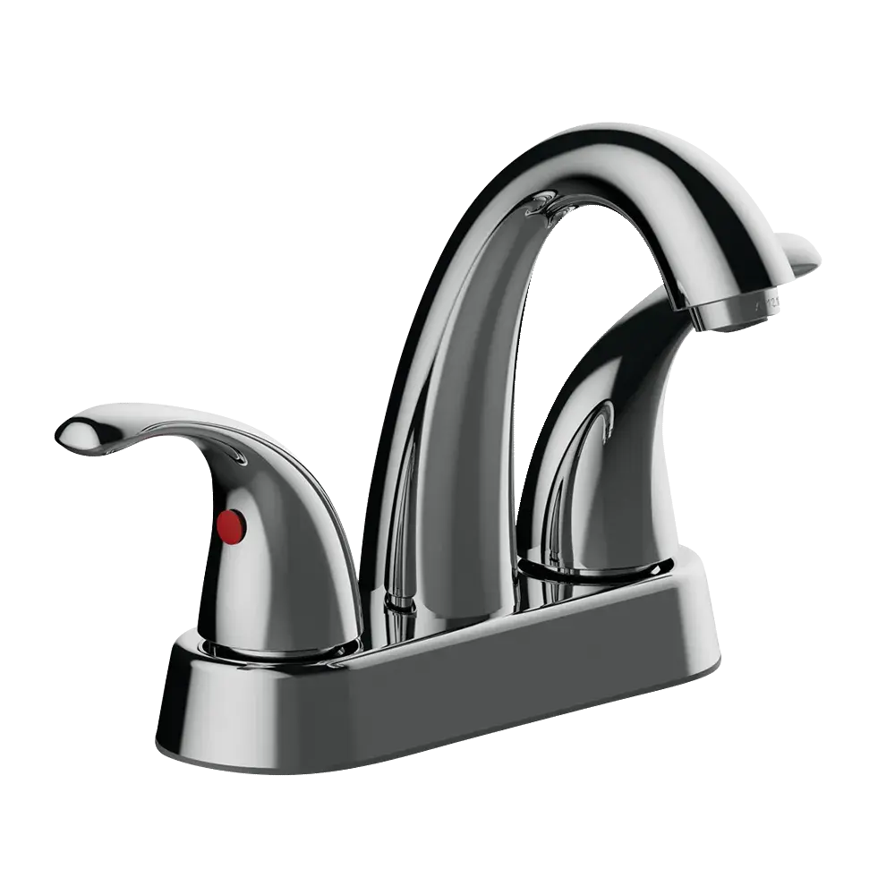 Matco-Norca LV-420CF Leverage Two Handle Ceramic Valve Lavatory Faucets, Chrome