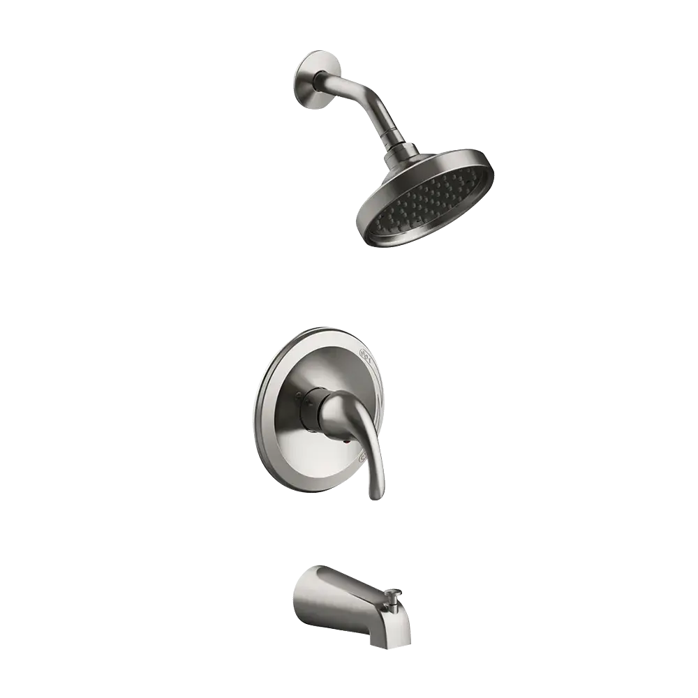 Matco-Norca LV-720BNJP Leverage Single Handle Shower Only Trim Kit, Job Pack, Brushed Nickel