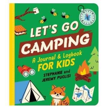 Paradise Clay SBI030 Let's Go Camping: A Journal and Logbook for Kids