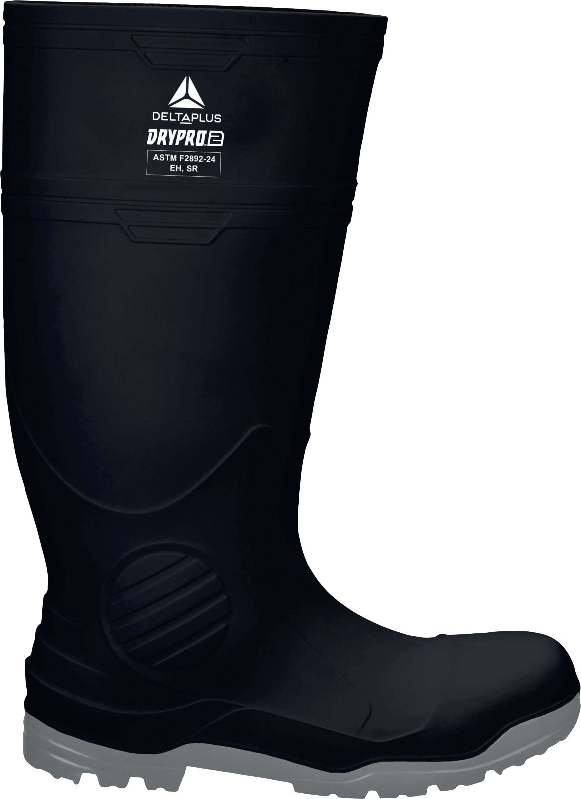 Delta Plus WMXP2S4NG29 DRYPRO7 Boots, Steel Toe, Black-Grey, US11, Size-29