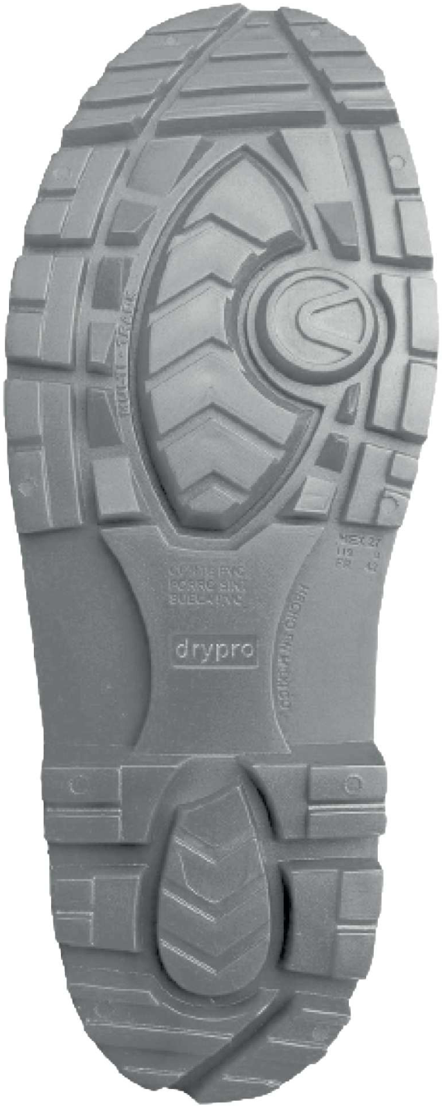 Delta Plus WMXP2OBBG27 DRYPRO7 Boots, Plain Toe, White-Grey, US09, Size-27
