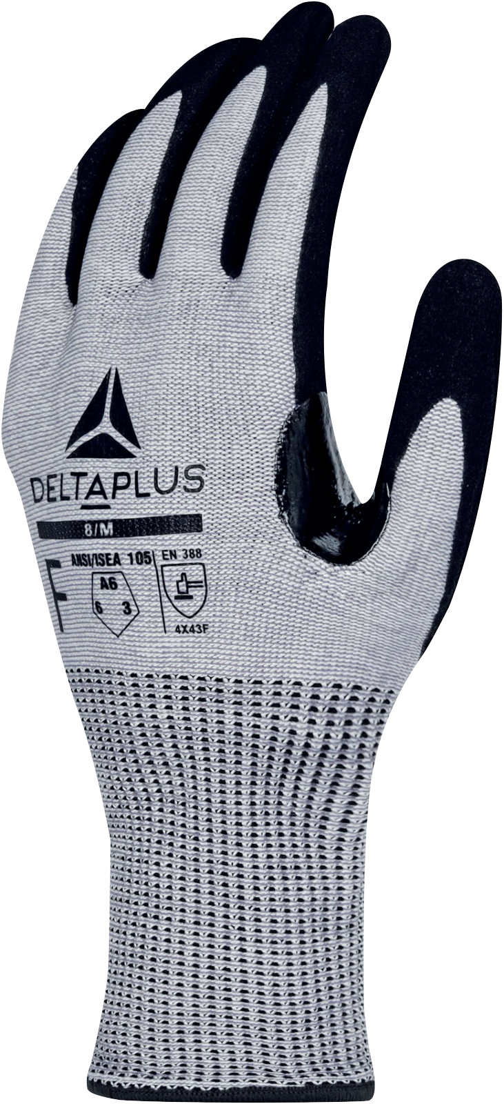 Delta Plus VECUTF01NO08 Xtrem CUT high performance Glove, Gauge 13, Size 8