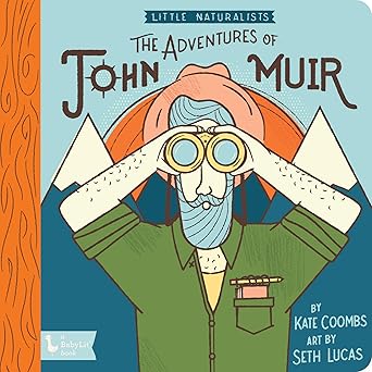 Paradise Clay GSP031 Little Naturalists: The Adventures of John Muir - Board Book