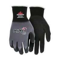 MCR SAFETY N96797XS Ninja Bnf 15 Ga Nylon/Spdx Shell Bnf Palm- Dots (12 PR)