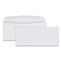Quality Park QUA90090 No. 9 White Woven Business Envelopes - Business - #9 - 3.88" Width X 8.88" Length - 24 Lb - Gummed - Wove - 500 / Box - White