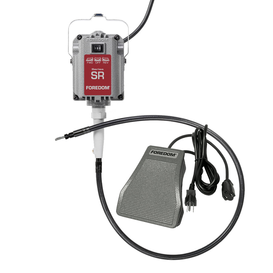 Foredom M.SR-SCH-2 Sr Hang Up Motor, Metal Foot Control, 230V Us