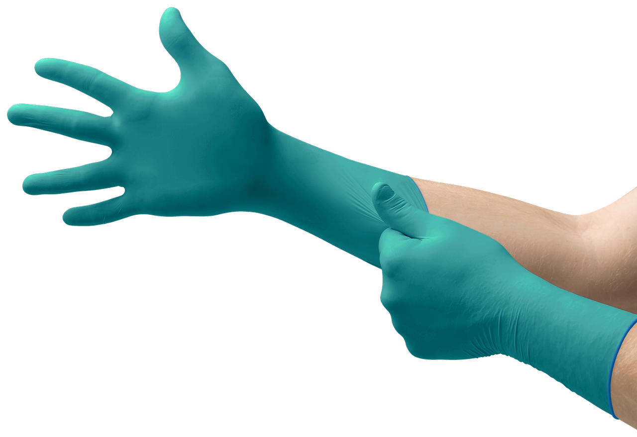 SOS Cleanroom 93260060 Ansell 93-260 Microflex Chemical-Resistant Polychloroprene Gloves