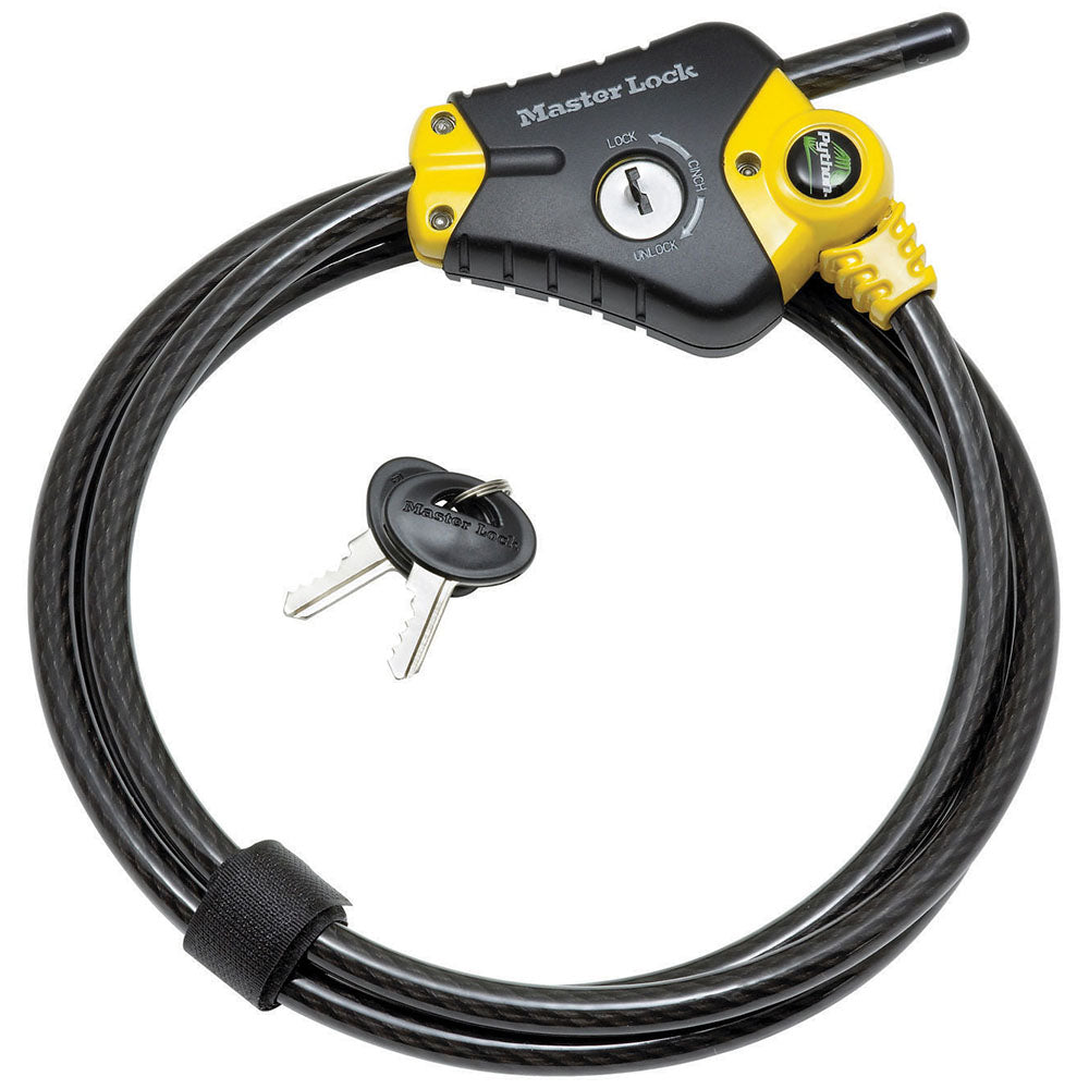 MASTER LOCK® 8413DPF 6'X 3/8" Adjustable Locking Cable Kd