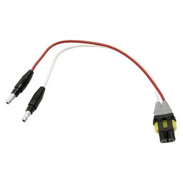 Peterson B193-492 Plug, Led 2-Wire, Molded, W/ 2 .180 Bullets, Bulk Pack