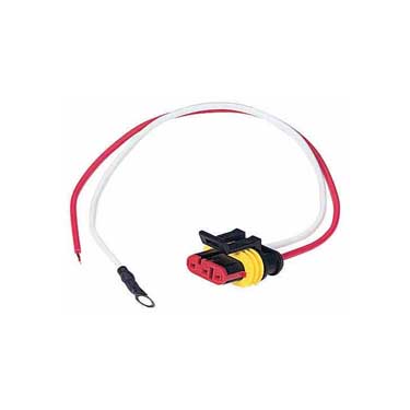 Peterson B417-48 Plug, Led 2-Wire, Stripped Lead/ Ring Terminal, Bulk Pack