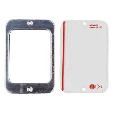 Peterson B45 Certificate Holder, Rectangular, W/ Pouch, 7.25″X4.875″, Bulk Pack