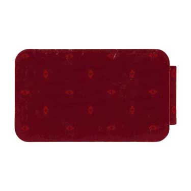 Peterson B488R Acrylic Reflector W/ Pressure Sensitive Adhesive, 2.8″ X 1.7″ Rectangle, Red