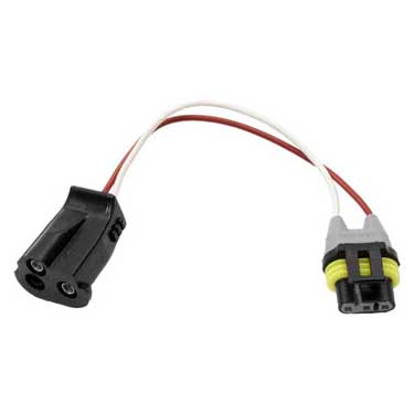 Peterson B817-481 Led Plug, 2-Wire Molded Amp, W/ Adapter Plug, Bulk Pack