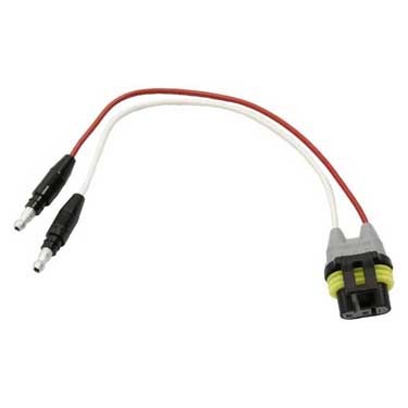 Peterson B817-482 Led Plug, 2-Wire Molded Amp, W/ .180 Molded Bullets, Bulk Pack