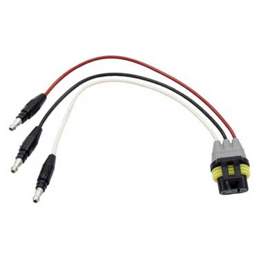Peterson B817-492 Led 3-Wire Plug, Molded Amp, W/ .180 Bullets, Bulk Pack