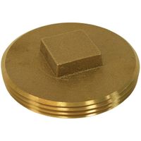 Jones Stephens P10912 3/4" Yellow Brass Plug with Square Head