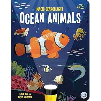 Paradise Clay PGW320 Magic Searchlight - Ocean Animals - Book