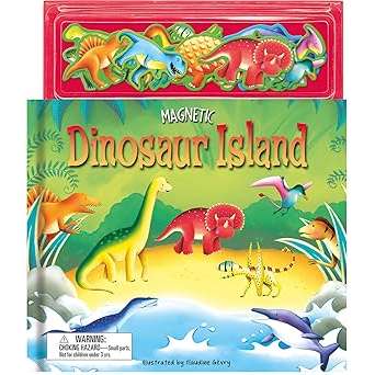 Paradise Clay IPS353 Magnetic Dinosaur Island - Book