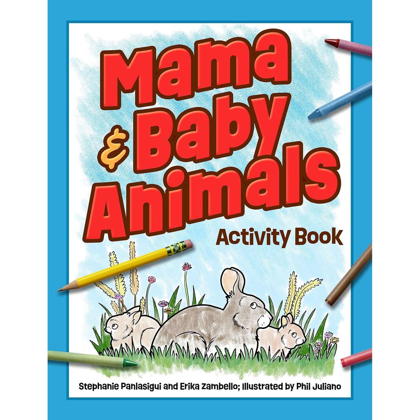 Paradise Clay AVK155 Mama & Baby Animals Activity Book