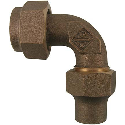 A.Y. McDonald 5120-036 74776Sl 3/4 Qtr Bend Fflr Swvlxflr L/Nut-Nl