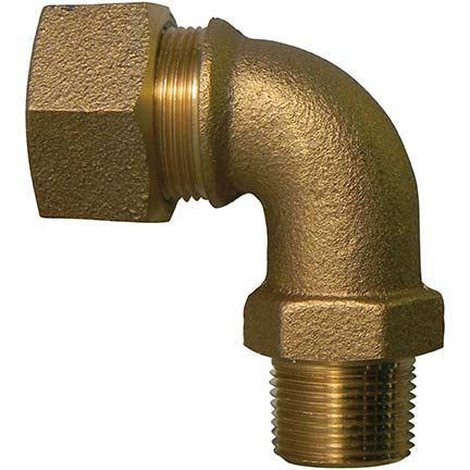 A.Y. McDonald 5142-001 74779Mt 1X3/4 Quarter Bend Cts X Mnpt -Nl