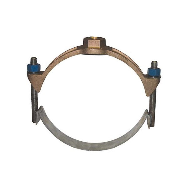 A.Y. McDonald 4148-389 3835F 8X3/4 Ss Sgl Strap Saddle 9.05 X Awwa Flt Gskt