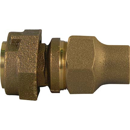 A.Y. McDonald 5124-014 74638 3/4X3/4 Meter Cplg Meter X Flare-Nl