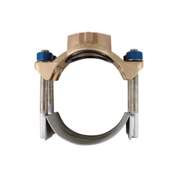 A.Y. McDonald 4248-031 3856U 8X1 Ss Dbl Strap Saddle 9.05 X Fnpt