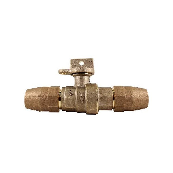 A.Y. McDonald 5194-106 76100Wh 1 Ball Curb - Cts X Cts - Nl