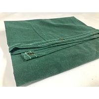 ANCHOR BRAND 92552 10'X12' 10-Oz. W.R.M.R.Green Canvas Tarp