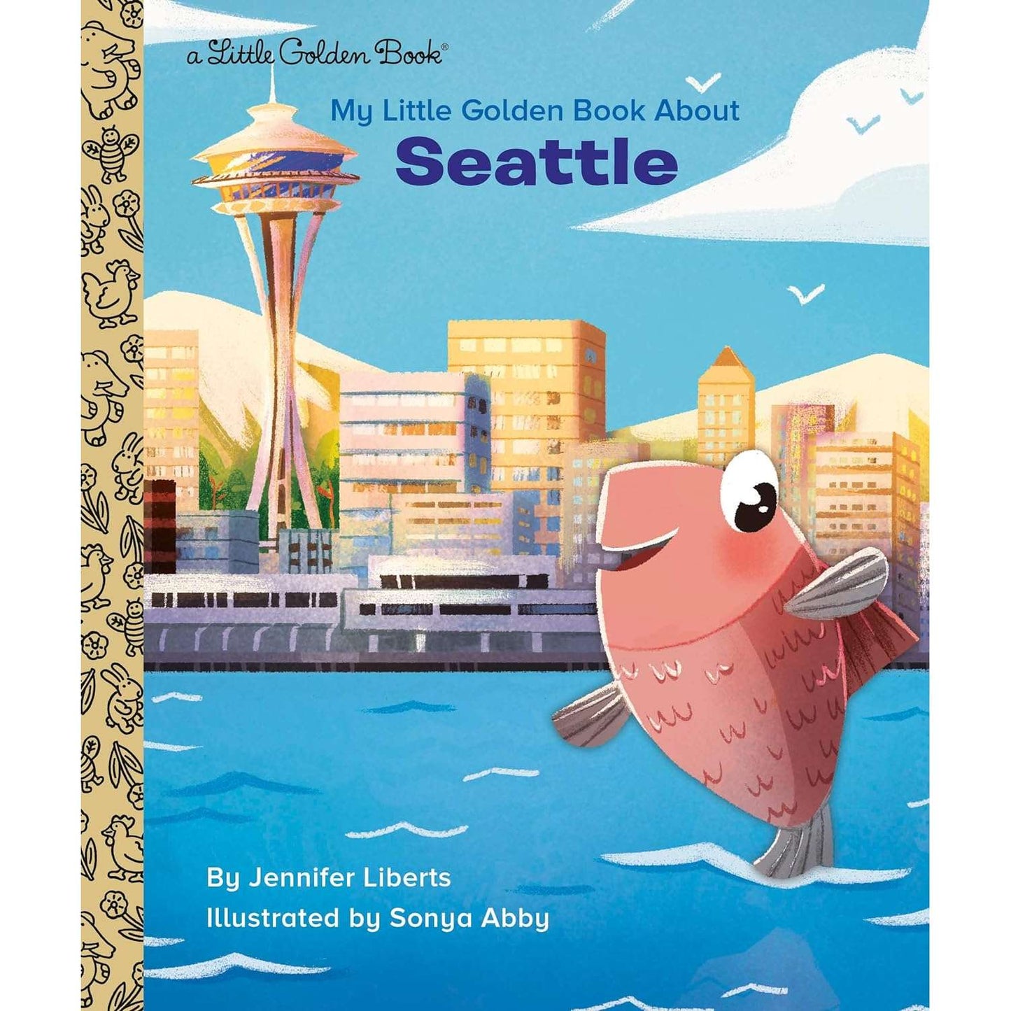 Paradise Clay RAN665 My Little Golden Book - About Seattle - Hardcover Book