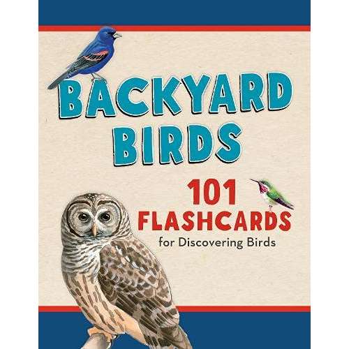 Paradise Clay NBN058 Backyard Birds: 101 Flashcards for Discovering Birds