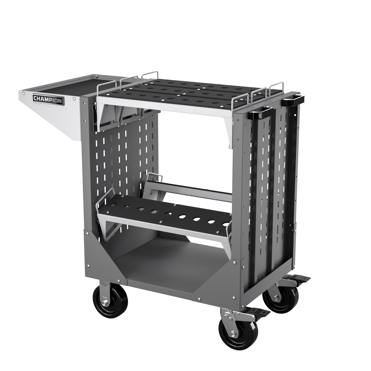 Champion Tool Storage NCTCC4-DG CNC Transport Cart NCTCC4 | 40"W x 36-3/4"H x 20-1/4"D, Dark Gray