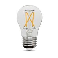 Feit Electric BPA1575C/827/FIL/2 75W Replacement A15 Candelabra Base Dimmable Soft White Glass Filament (2-Pack)