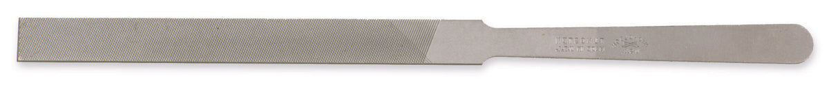Nicholson 02375NN 5-1/4" Double Cut Thin Rectangular Tungsten Point File - Carded