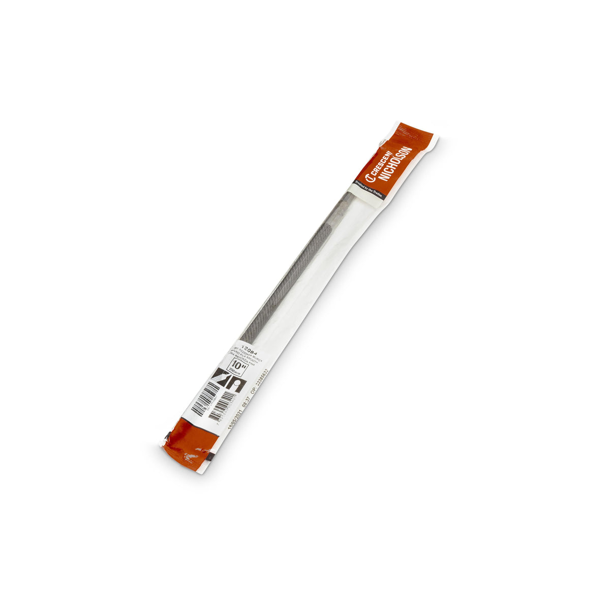 Nicholson 12084 10" Round Single Cut Smooth File