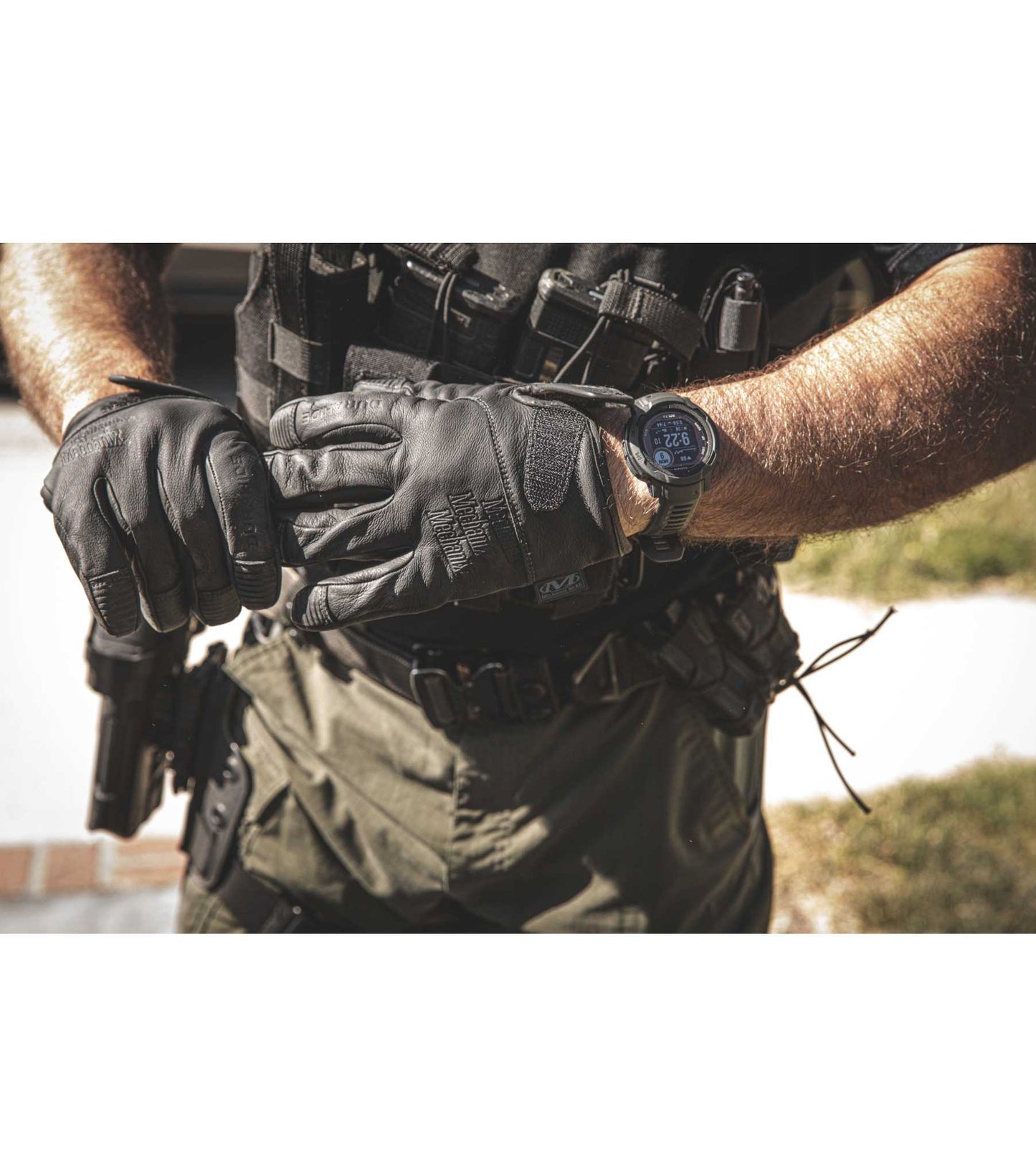 Mechanix Wear NSLE-55-011 Leather Needlestick Law Enforcement Work Gloves, Size-XL